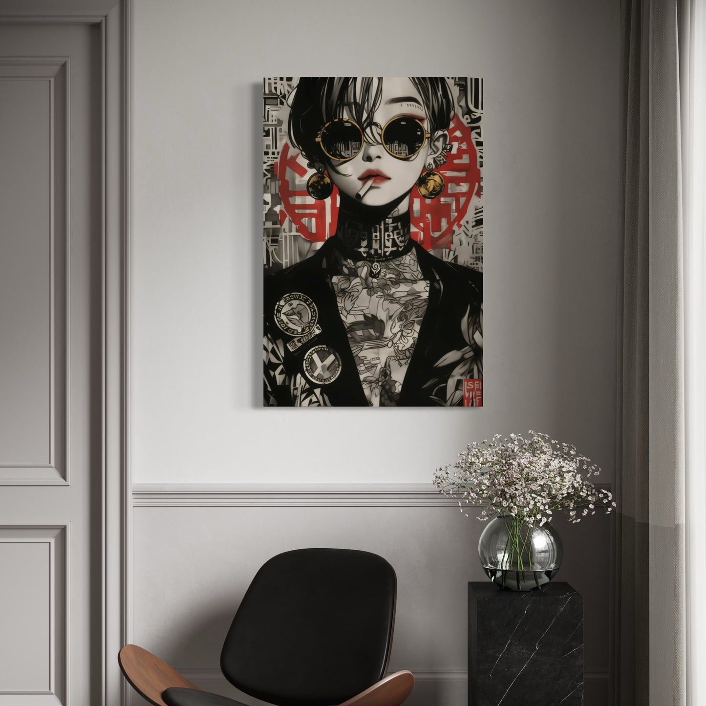 Cuadro decorativo canvas Arte Japonés 003