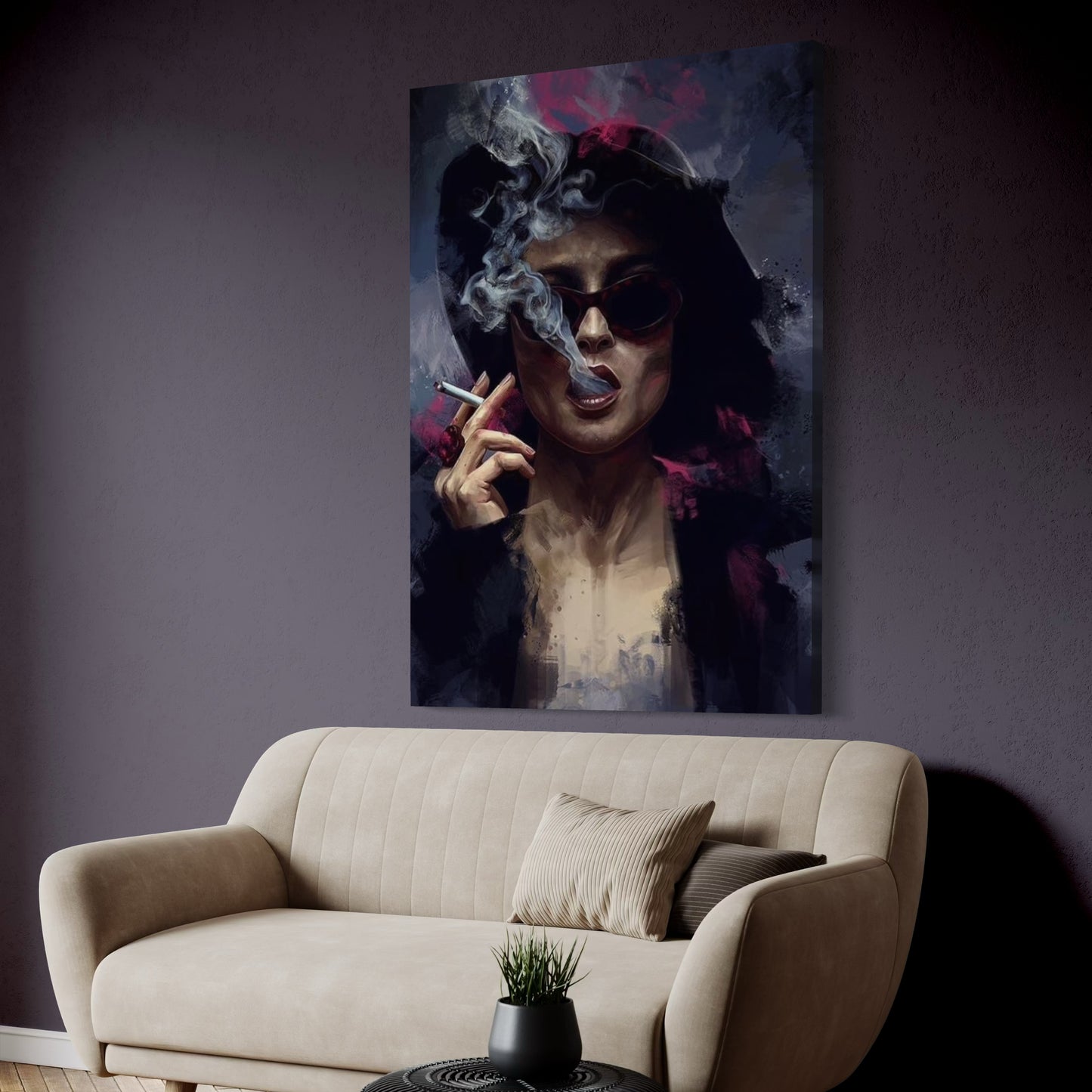 Cuadro decorativo canvas Marla Singer
