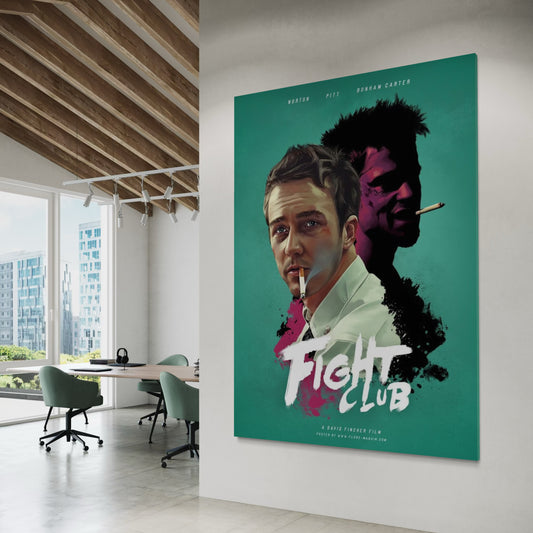 Cuadro decorativo canvas The fight club 005
