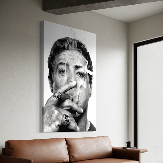 Cuadro decorativo canvas Stallone 002
