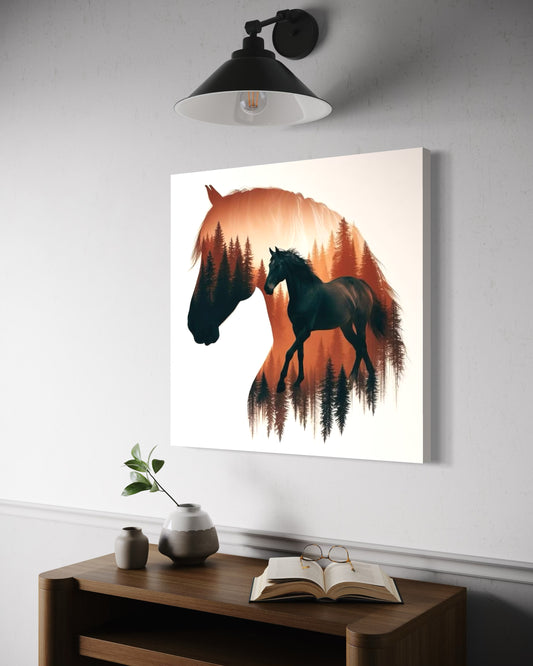 Cuadro decorativo canvas Caballo 005