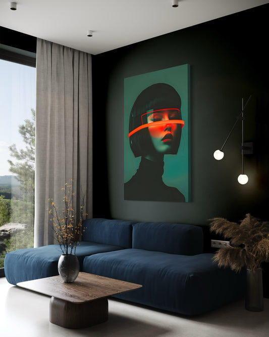 Cuadro decorativo canvas Mujer 047