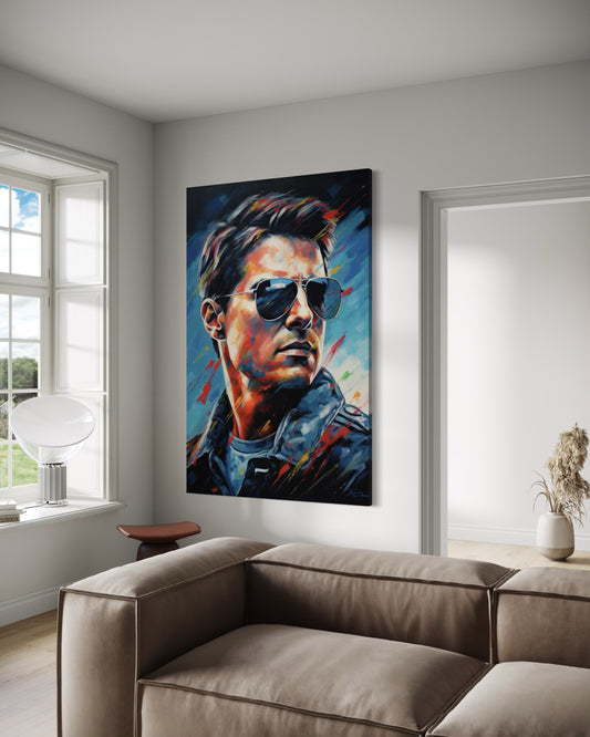 Cuadro decorativo canvas Tom Cruise