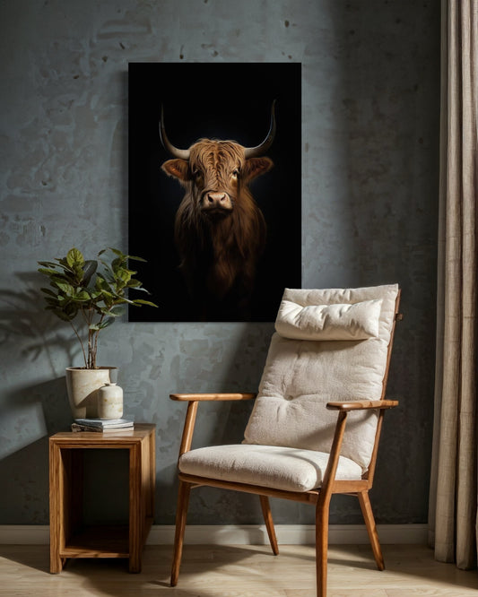 Cuadro decorativo canvas Toro Highland 005