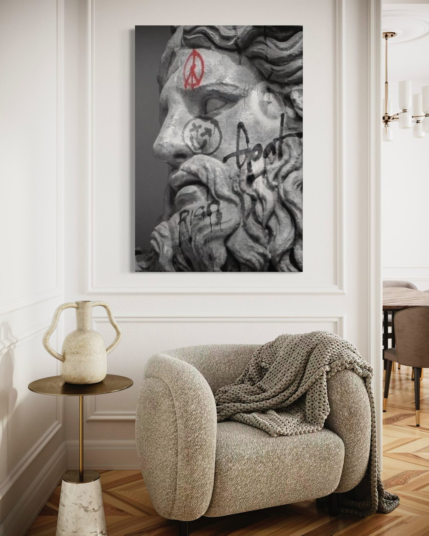 Cuadro decorativo canvas Zeus 001