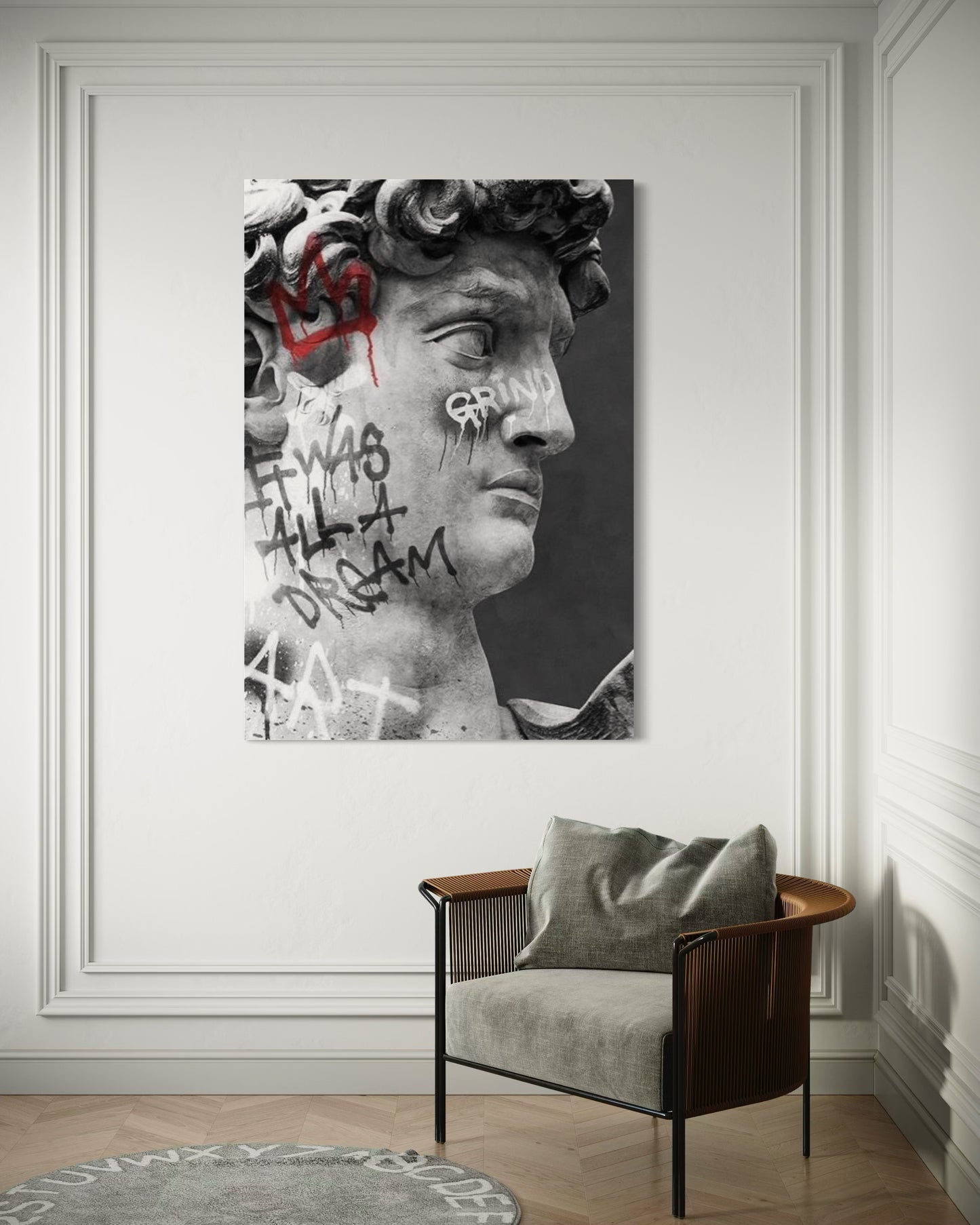 Cuadro decorativo canvas El David 005