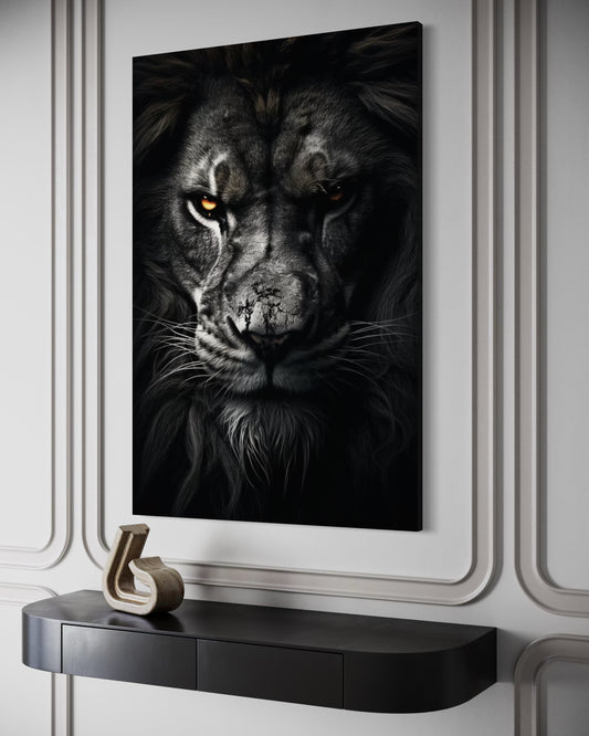 Cuadro decorativo canvas León 012