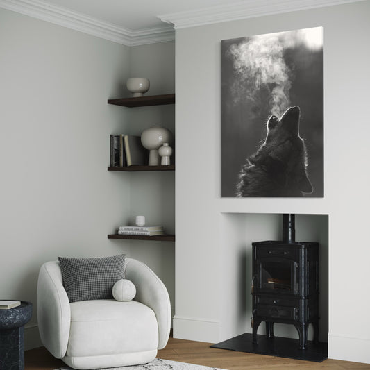 Cuadro decorativo canvas Lobo 005