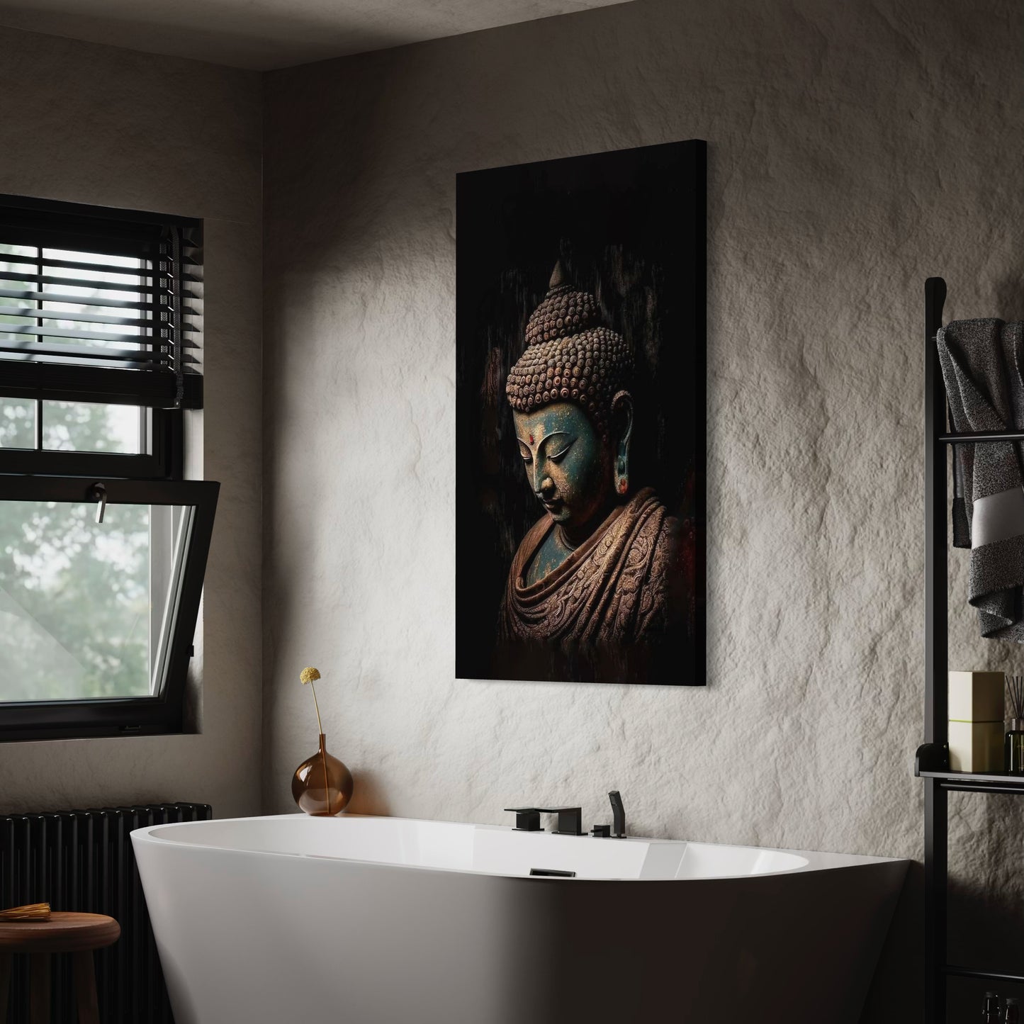 Cuadro decorativo canvas Buda 017
