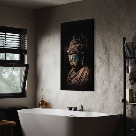 Cuadro decorativo canvas Buda 017