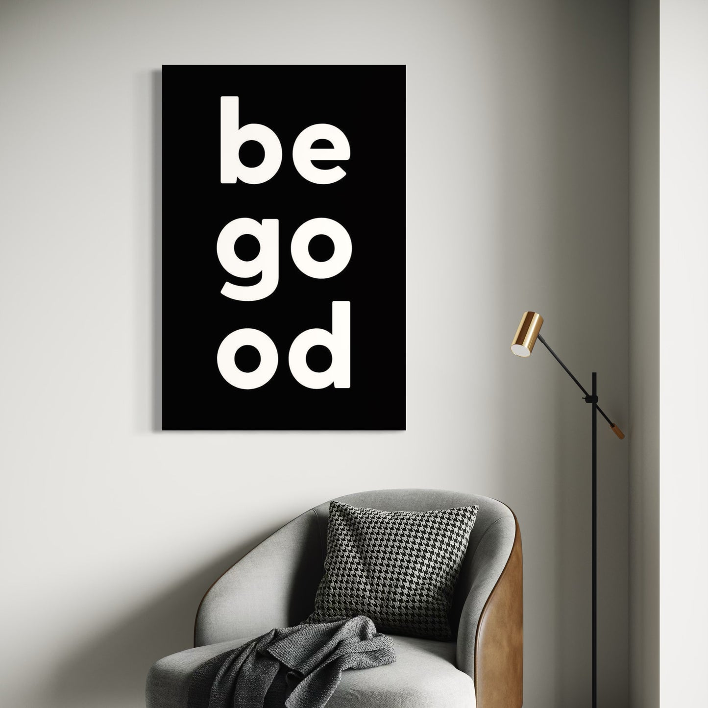 Cuadro decorativo canvas Lettering 006