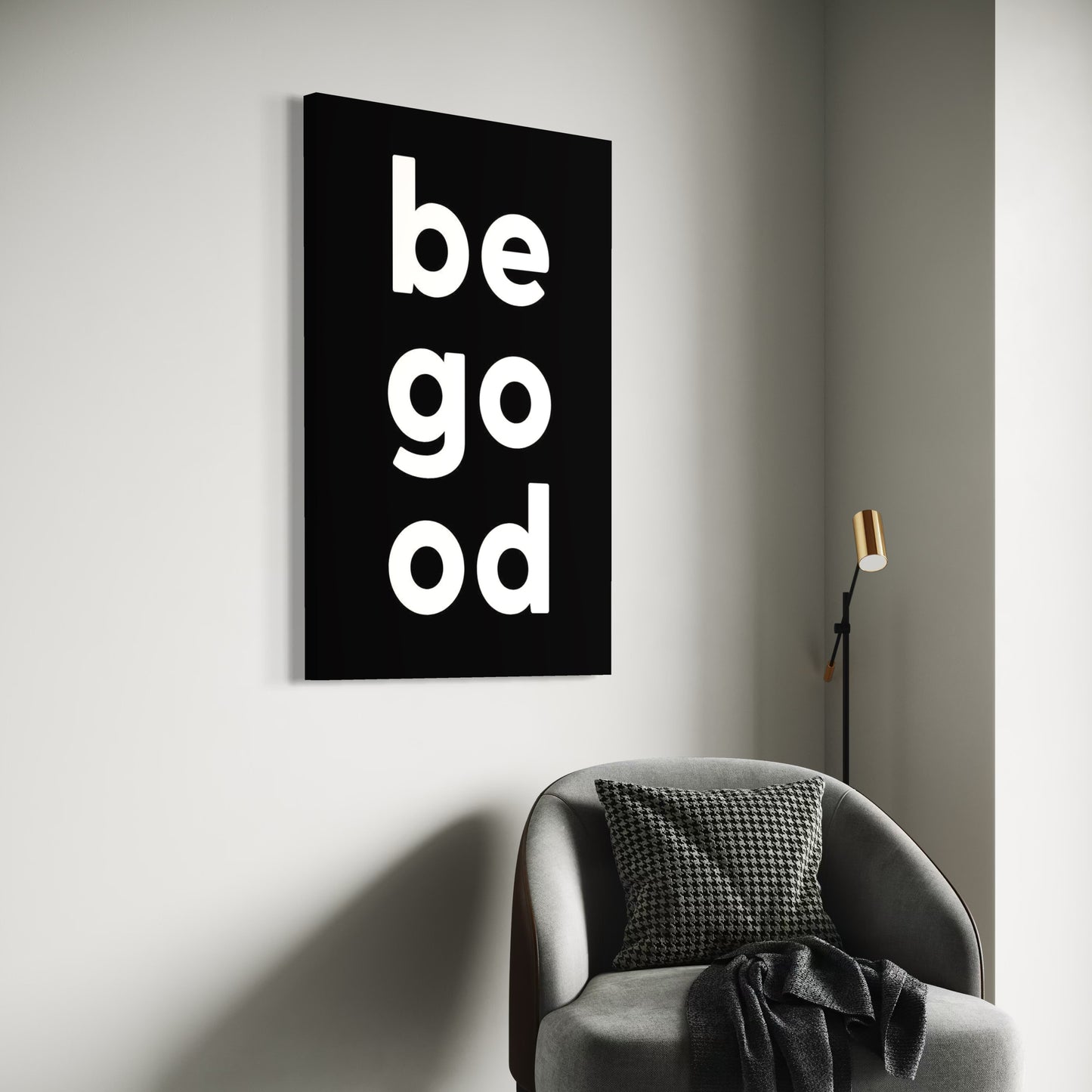 Cuadro decorativo canvas Lettering 006