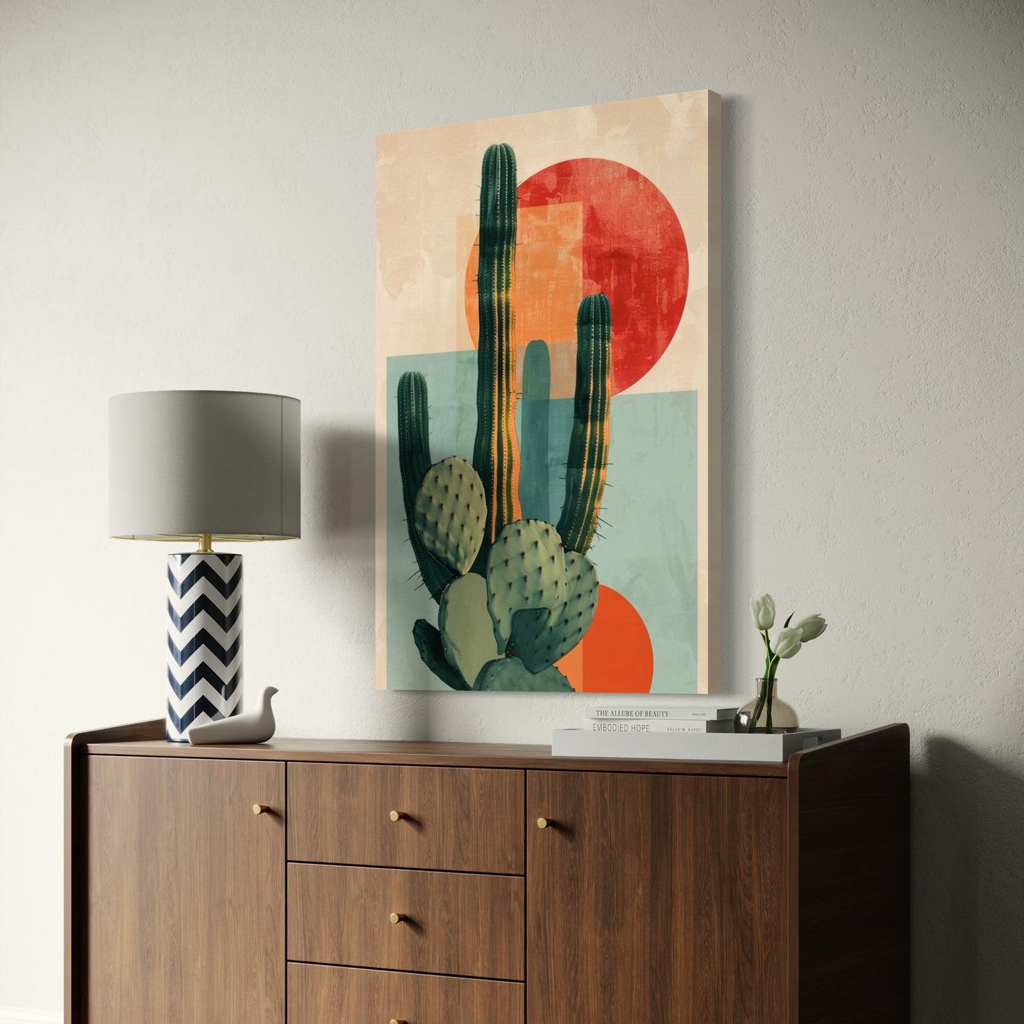 Cuadro decorativo canvas Cactus 001