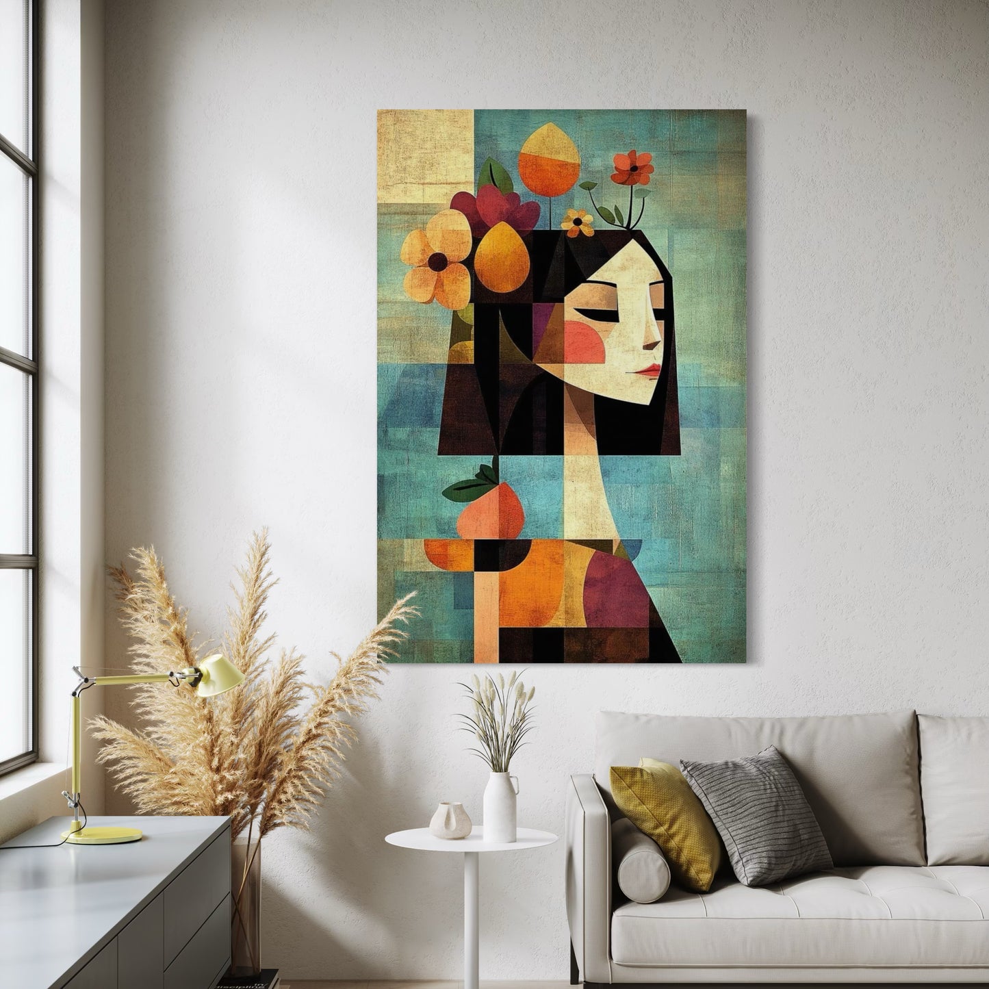 Cuadro decorativo canvas Mujer 045