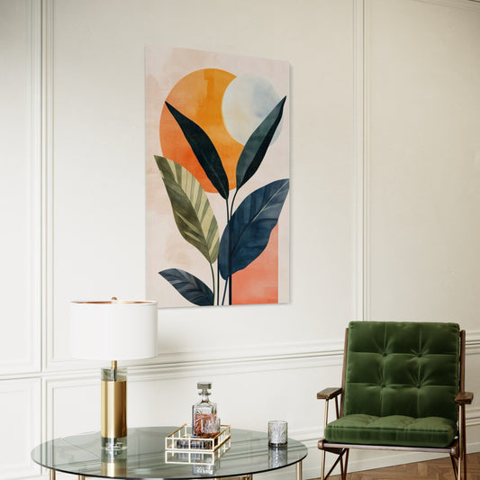 Cuadro decorativo canvas Hojas 014