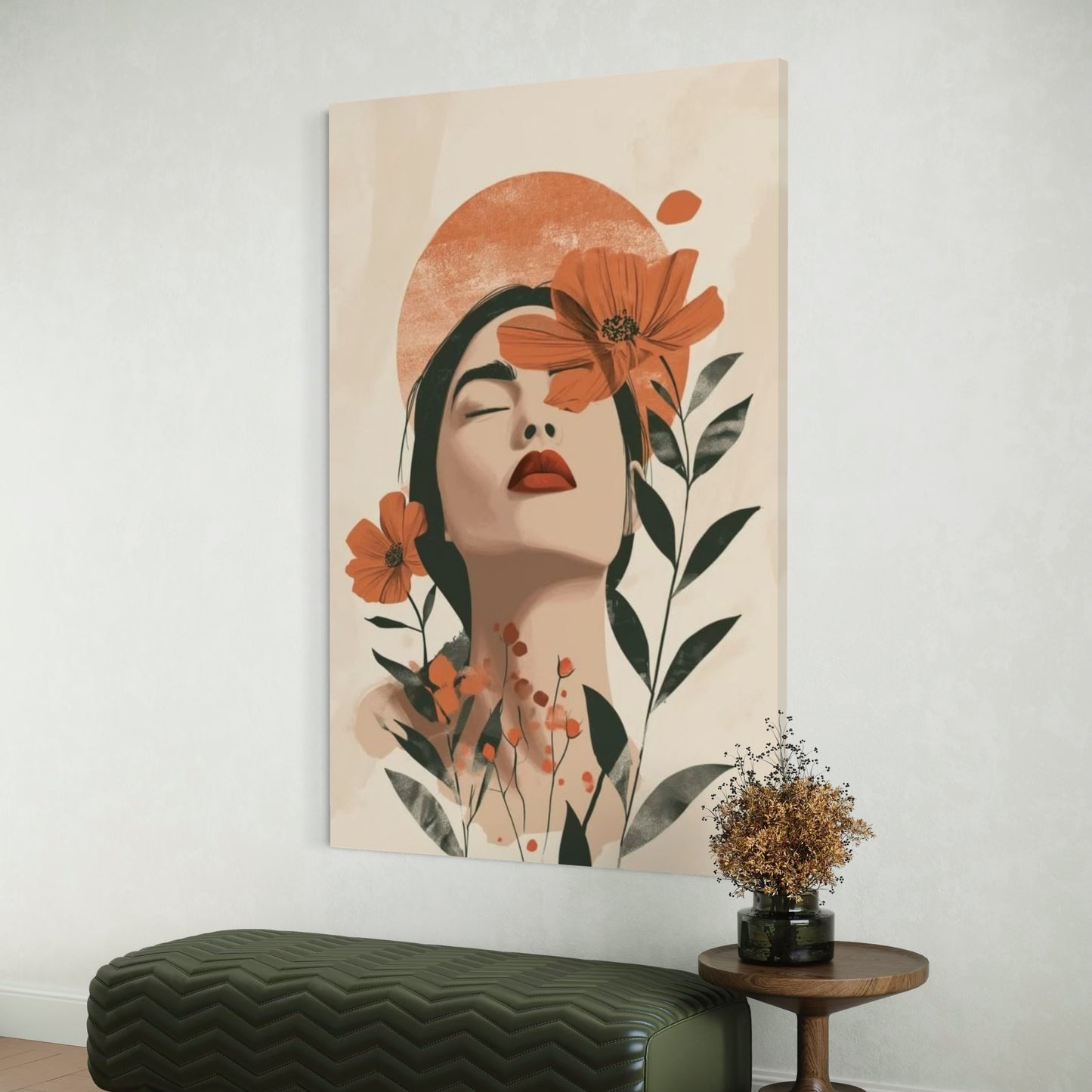 Cuadro decorativo canvas Mujer 044