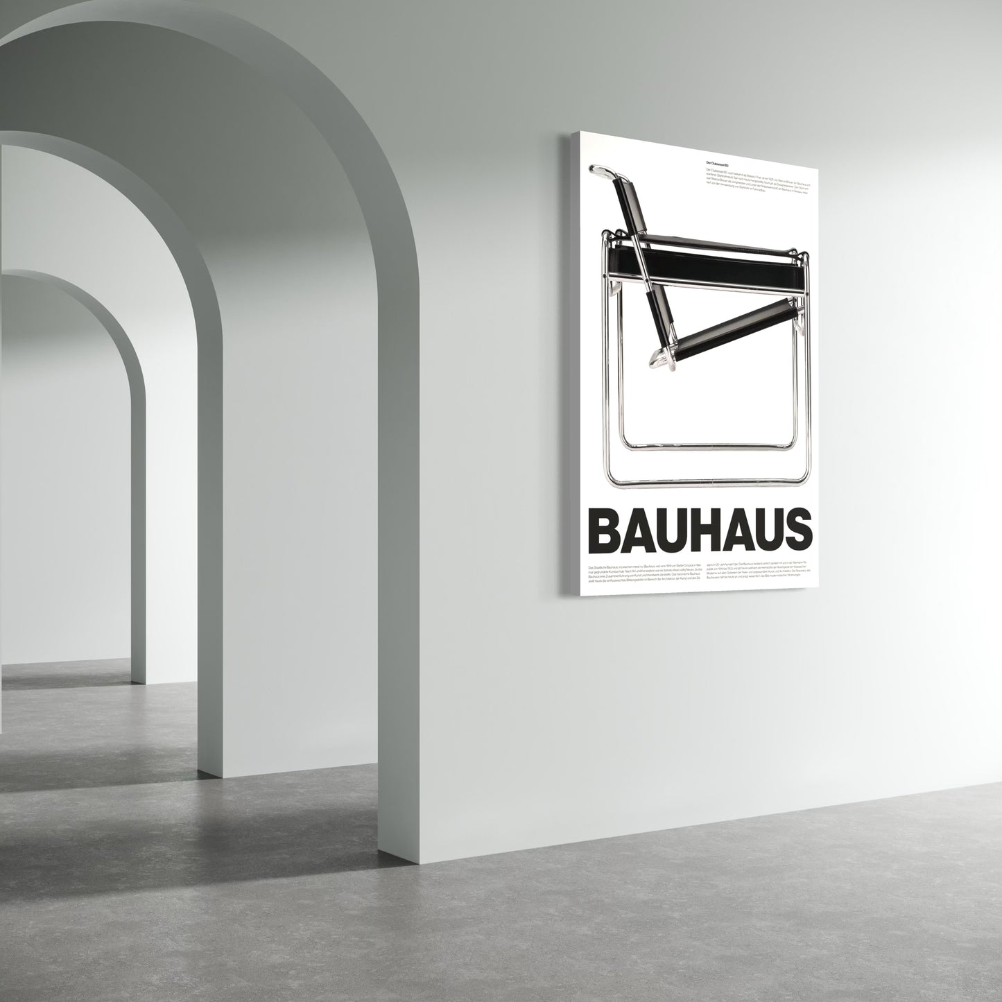 Cuadro decorativo canvas Bau Haus 006