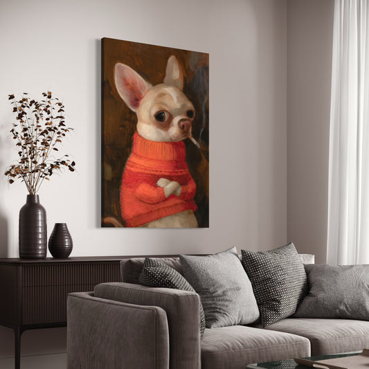 Cuadro decorativo canvas Chihuahueño 001