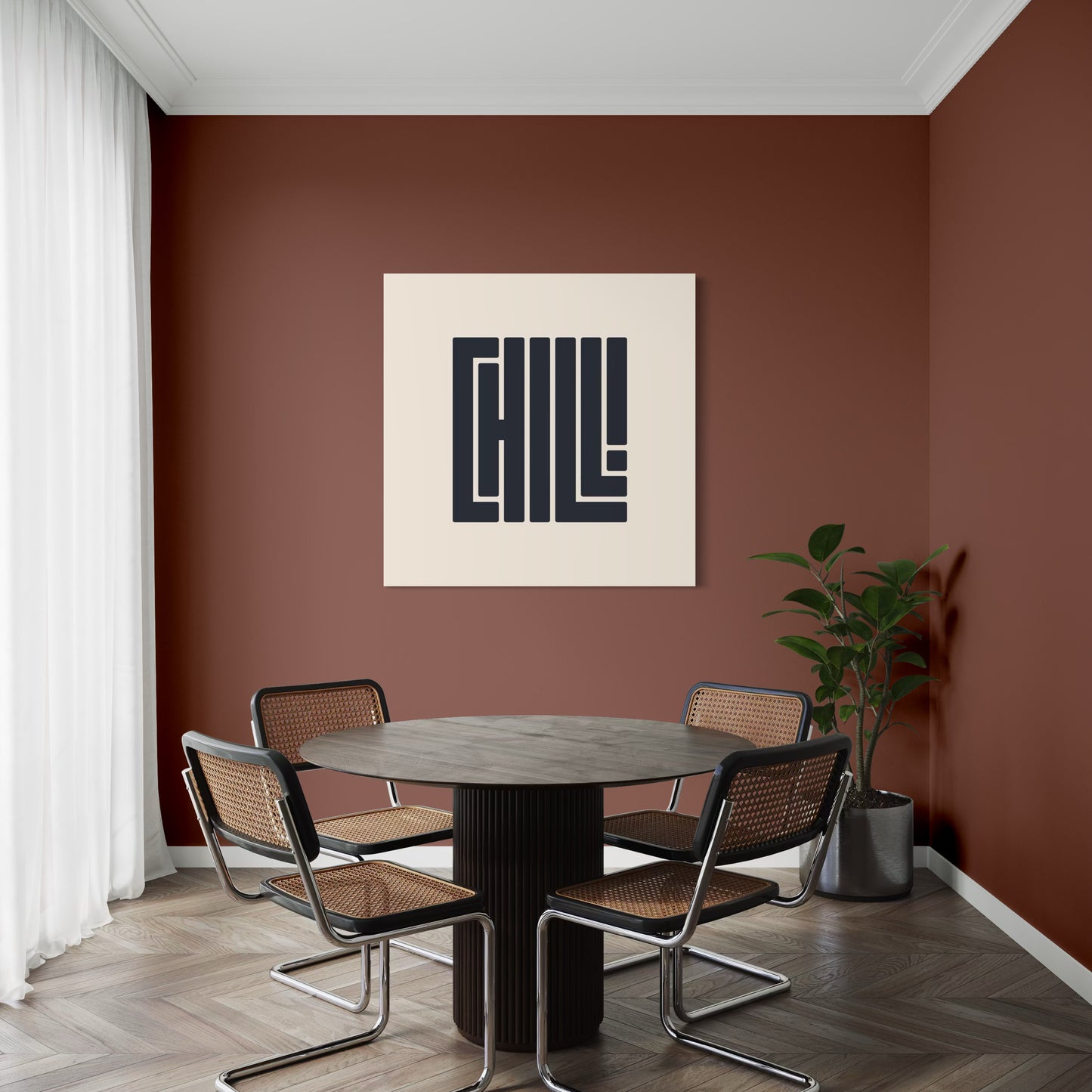 Cuadro decorativo canvas Lettering 002