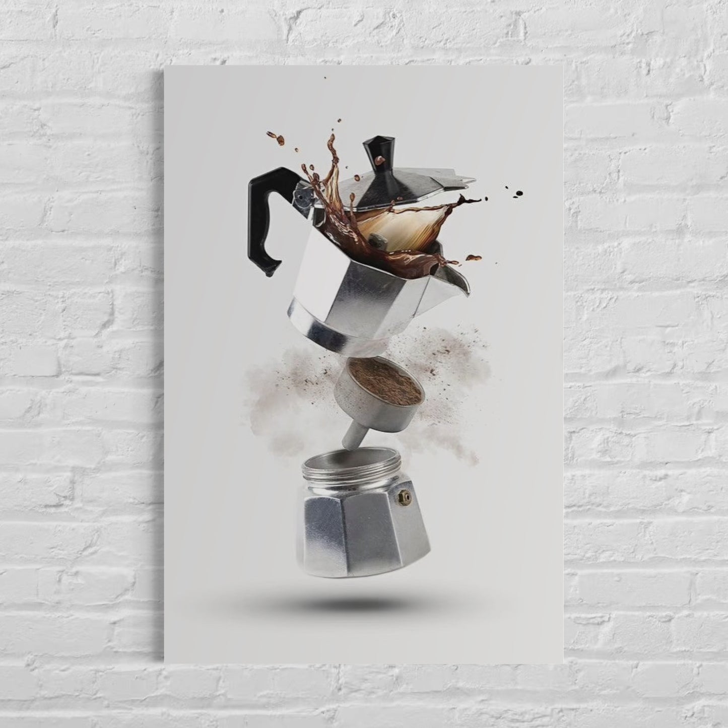 Cuadro decorativo canvas Moka 001