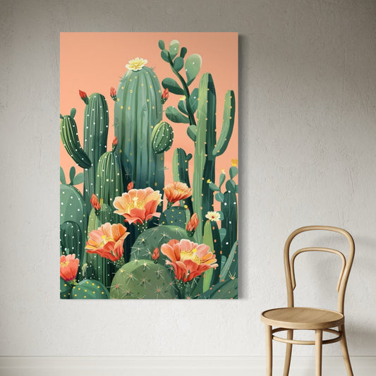 Cuadro decorativo canvas Cactus 007