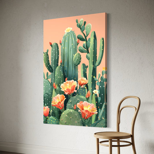 Cuadro decorativo canvas Cactus 007