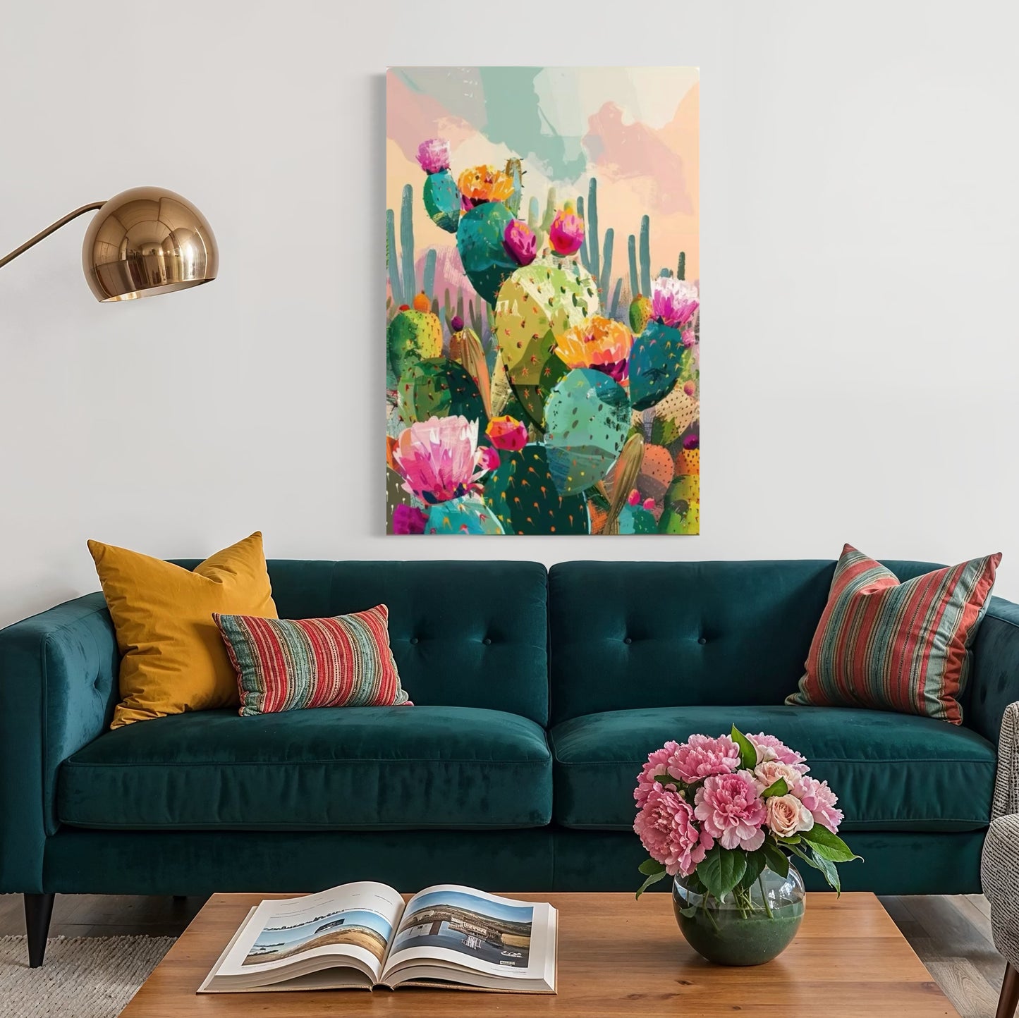 Cuadro decorativo canvas Cactus 006