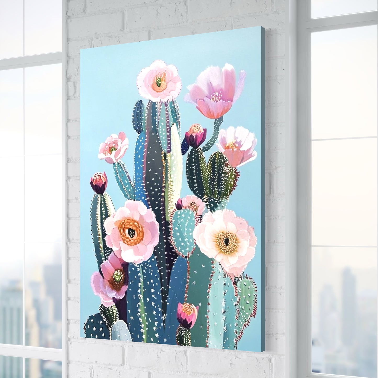 Cuadro decorativo canvas Cactus 004