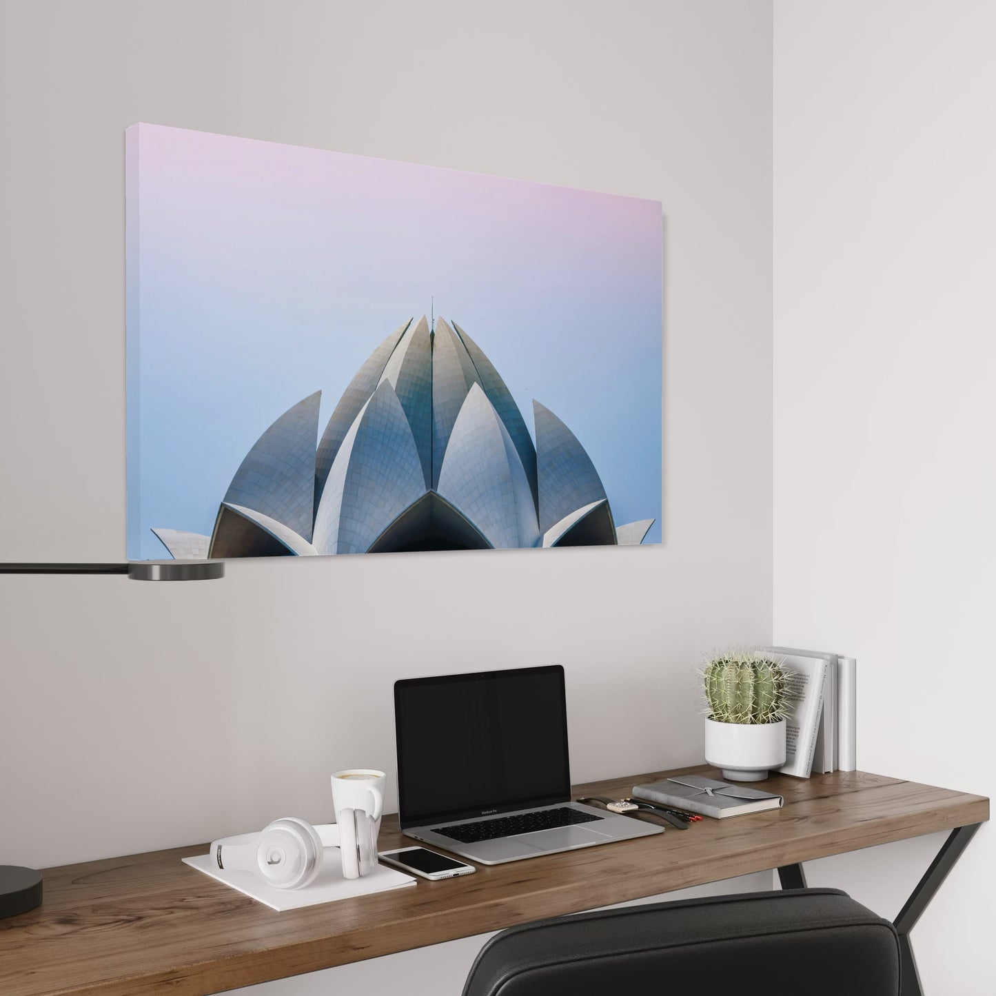Cuadro decorativo canvas Templo del Loto
