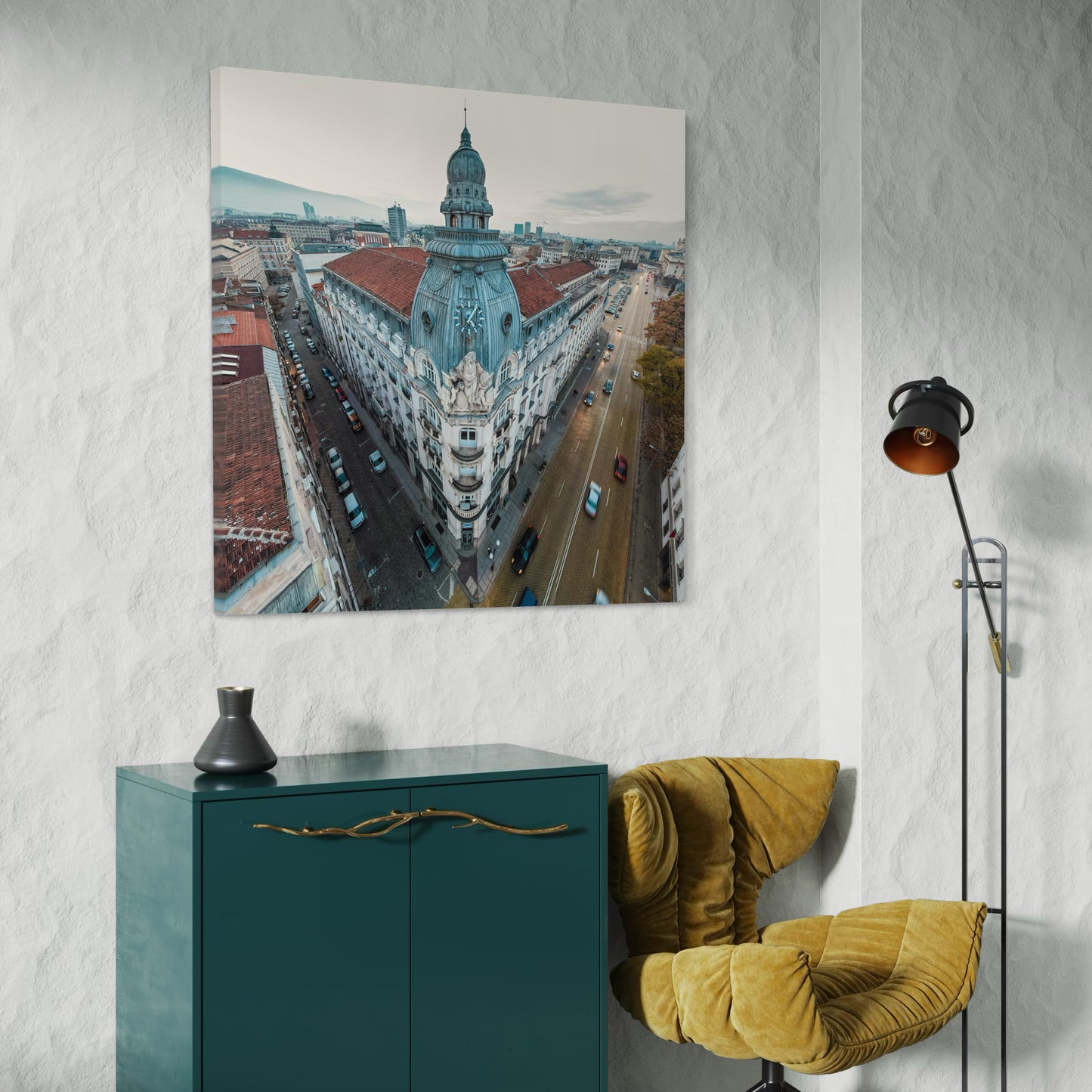 Cuadro decorativo canvas Edificio DZI