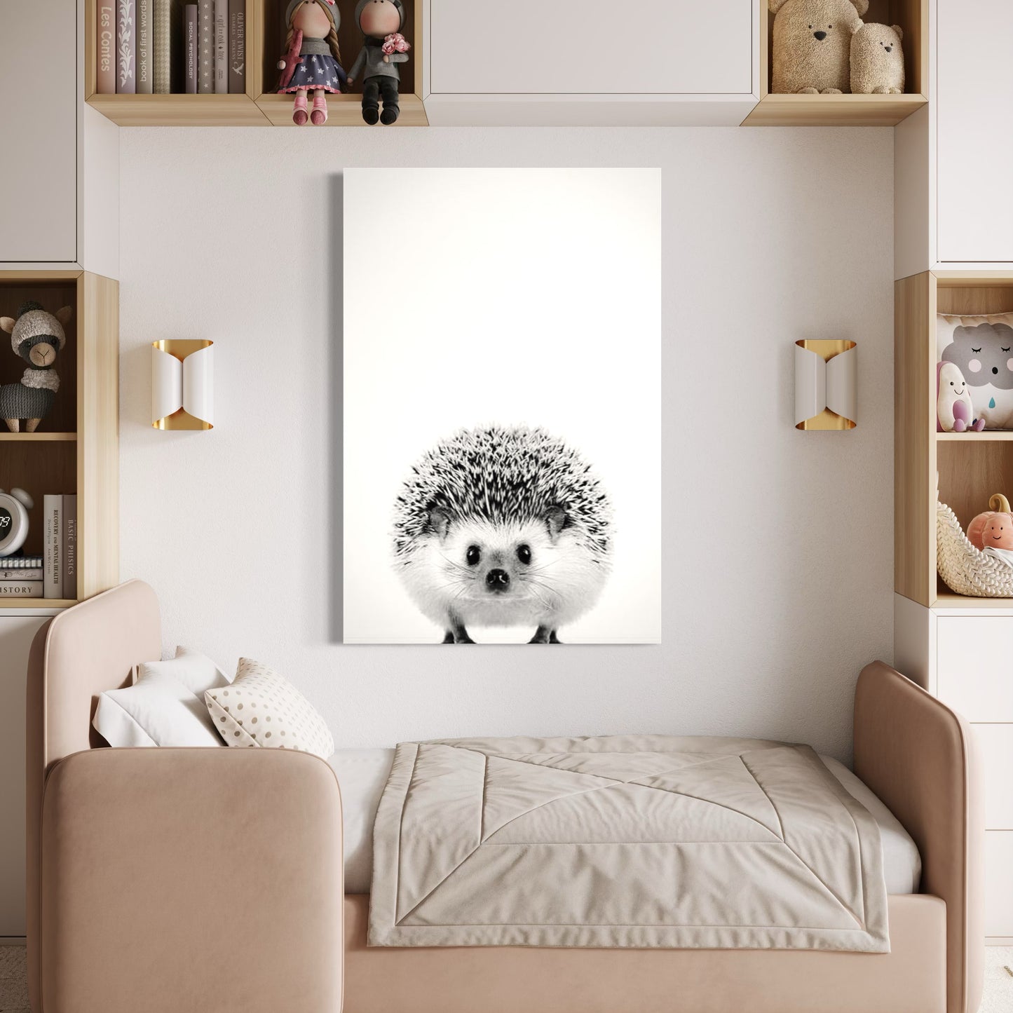 Cuadro decorativo canvas Erizo