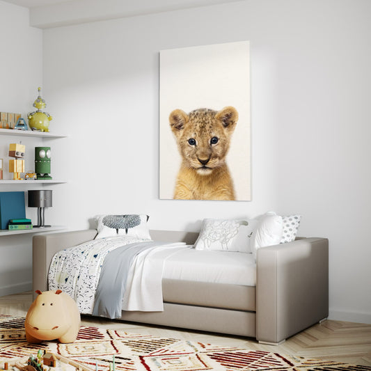 Cuadro decorativo canvas León 011