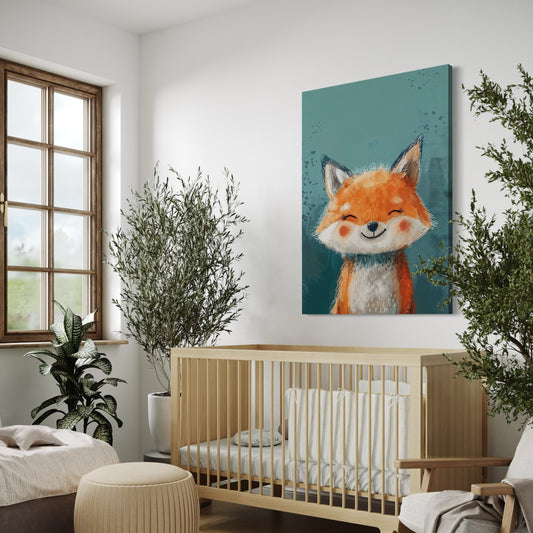 Cuadro decorativo canvas Zorro 004