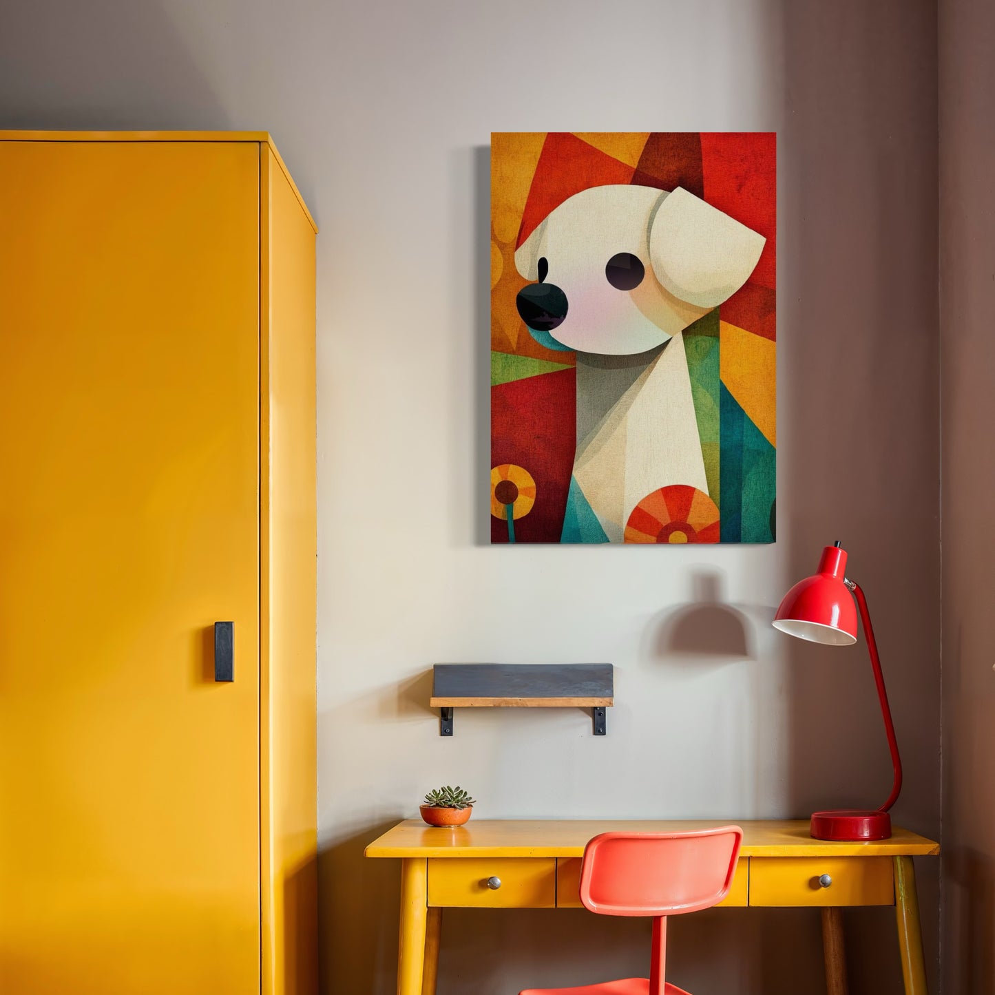 Cuadro decorativo canvas Perrito 001