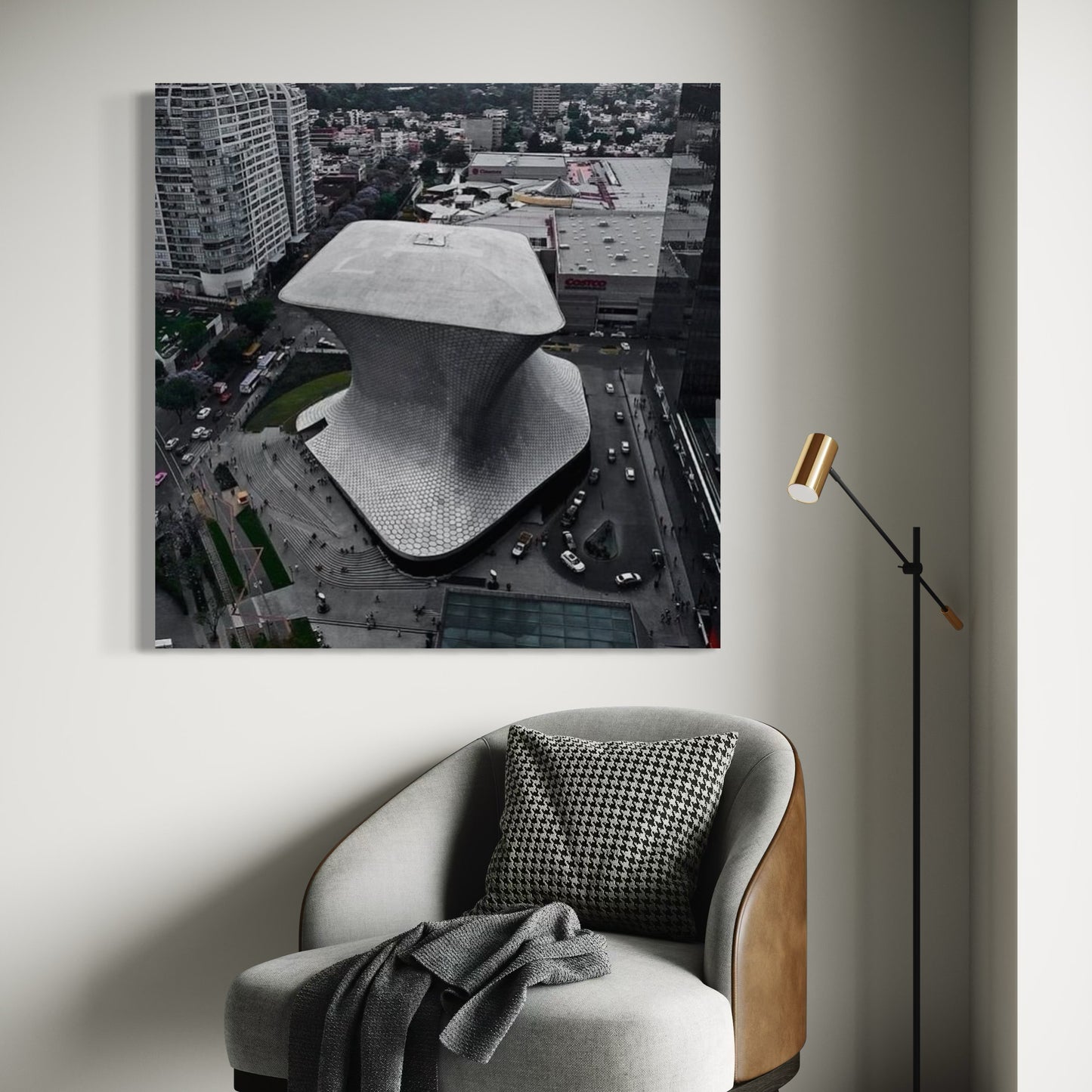 Cuadro decorativo canvas Museo Soumaya 001