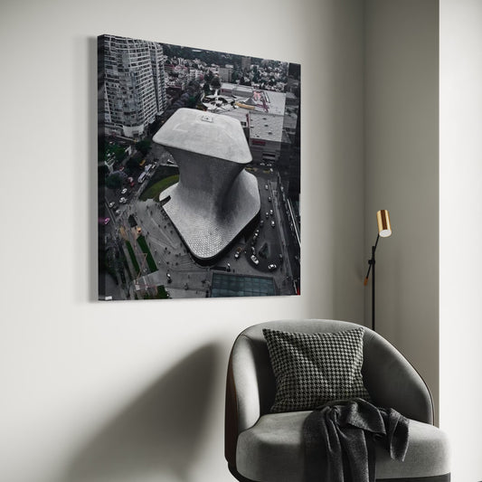 Cuadro decorativo canvas Museo Soumaya 001