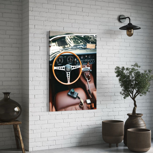 Cuadro decorativo canvas Jaguar E-Type