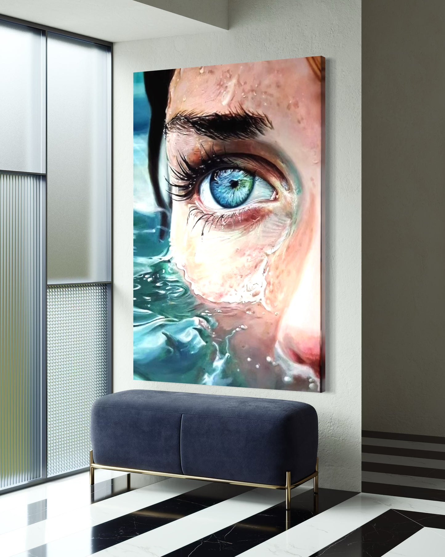 Cuadro decorativo canvas Mujer 059