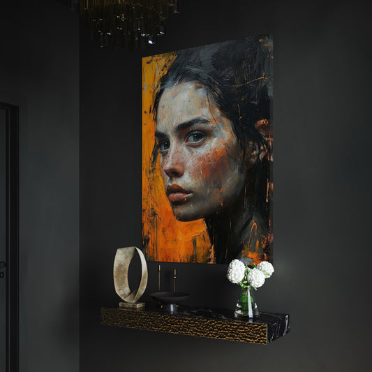 Cuadro decorativo canvas Mujer 050