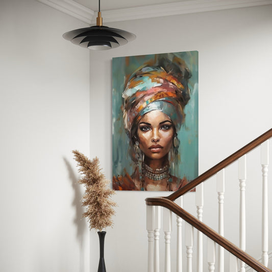 Cuadro decorativo canvas Mujer 056