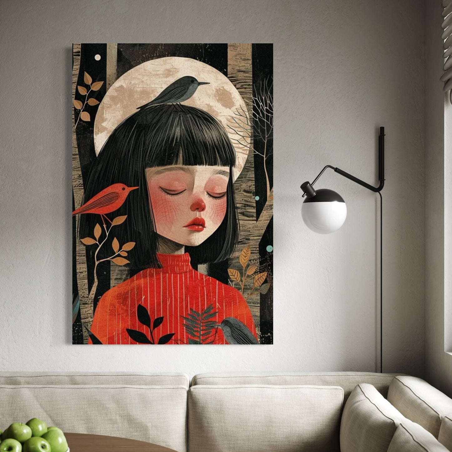 Cuadro decorativo canvas Mujer 053