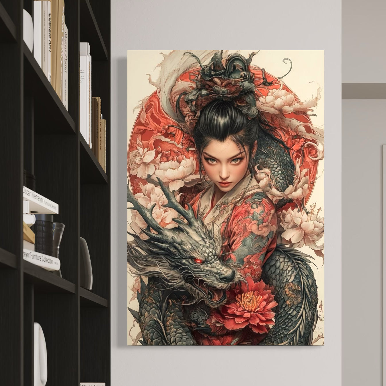 Cuadro decorativo canvas Arte Japonés 009