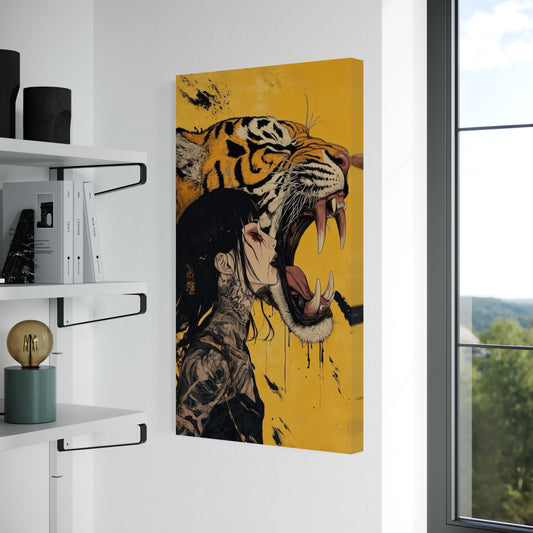 Cuadro decorativo canvas Arte Japonés 008