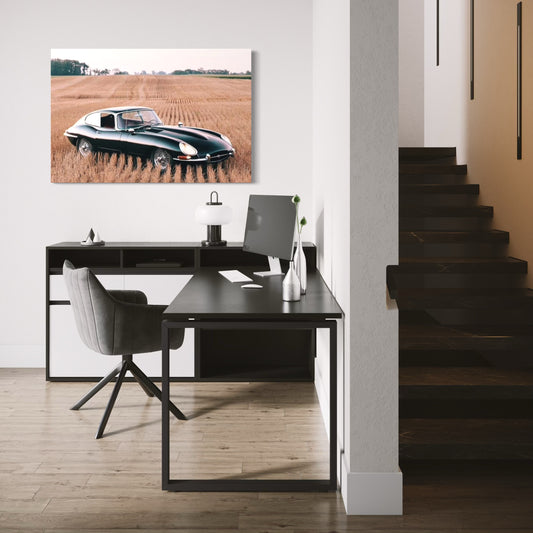 Cuadro decorativo canvas Jaguar E-Type Coupé 002