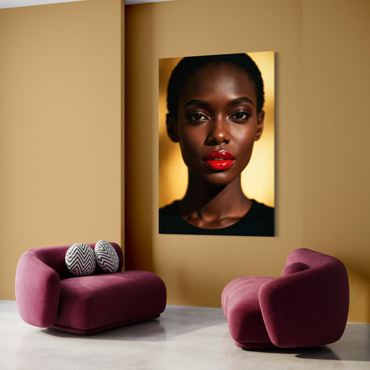 Cuadro decorativo canvas Carmesí