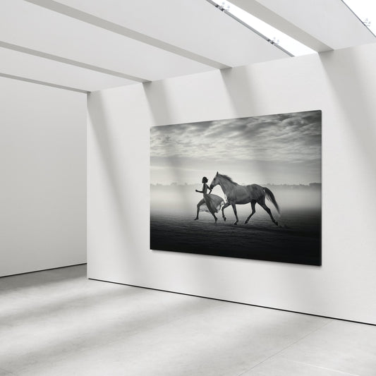 Cuadro decorativo canvas El corcel