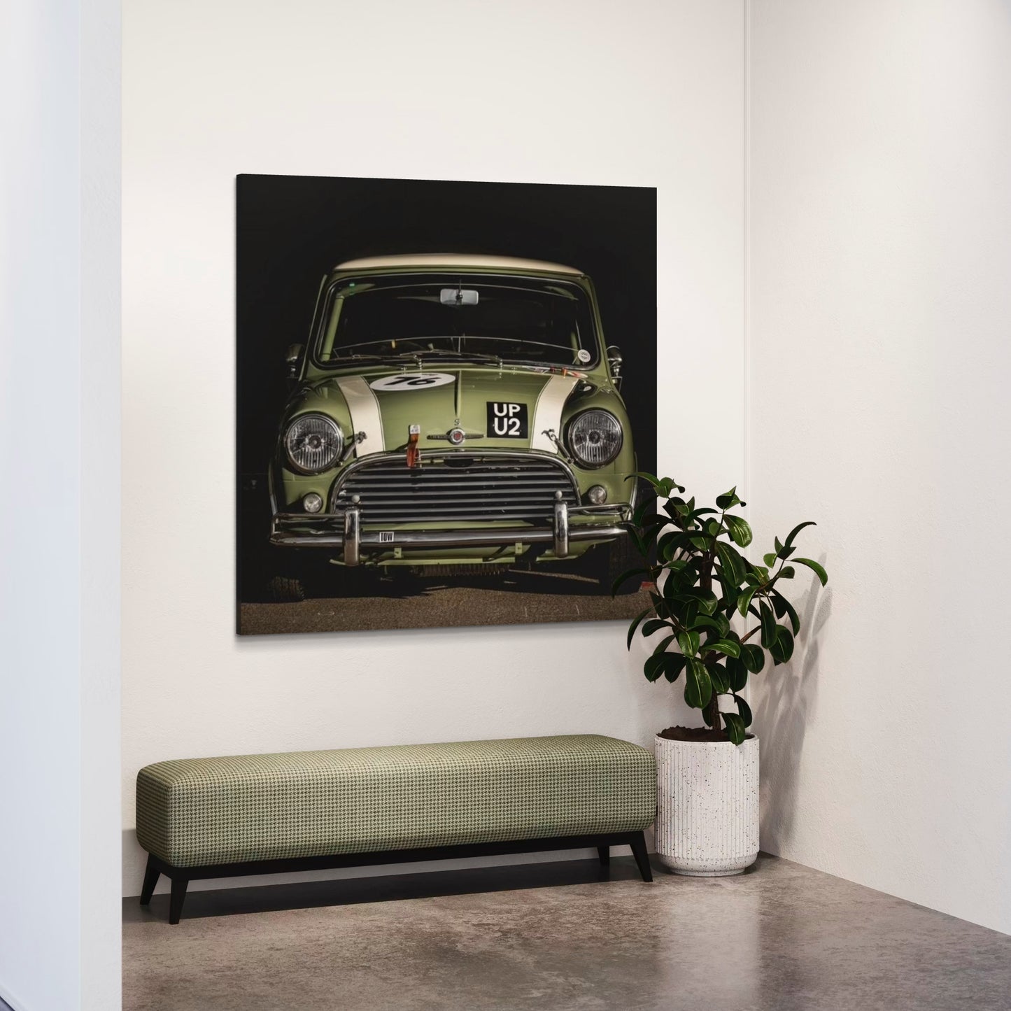 Cuadro decorativo canvas Mini Cooper 004