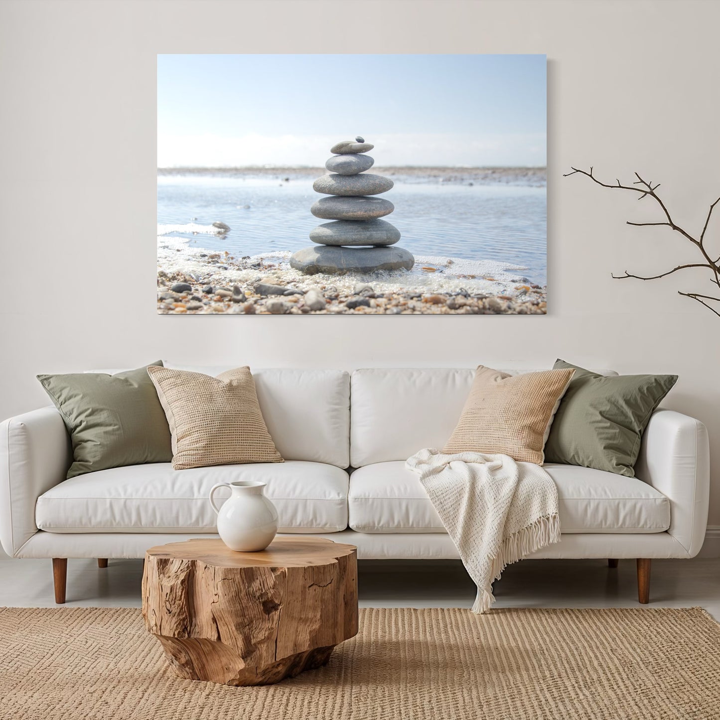 Cuadro decorativo canvas Piedras 003