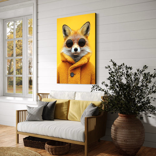 Cuadro decorativo canvas Zorro 005