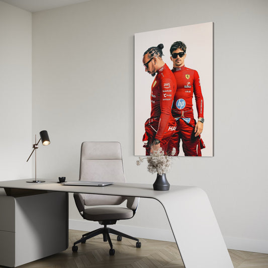 Cuadro decorativo canvas Ferrari Team
